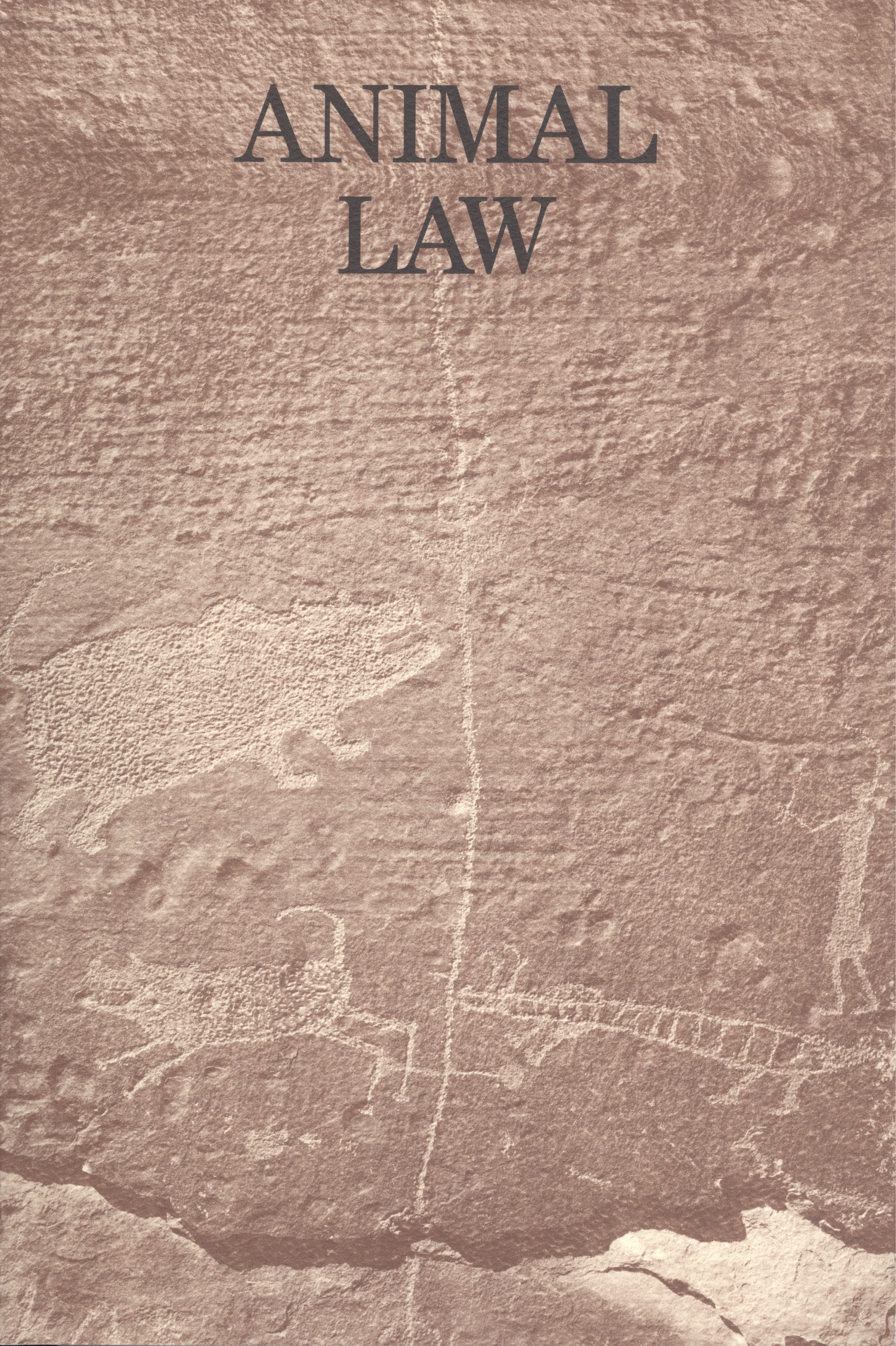 Cover of Animal Law Review Volume 7, Issue 1, 2001
