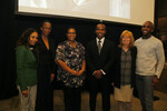 Lewis A. Steverson with Jennifer Johnson, Jacqueline Alexander, and Guests
