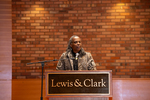 Dr. Carol Anderson at the Podium - MLK, Jr. Endowed Lecture
