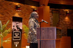 Dr. Carol Anderson at the Podium - MLK, Jr. Endowed Lecture