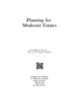 Planning for Moderate Estates