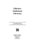 Effective Settlement Advocacy