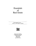 Essentials of Real Estate