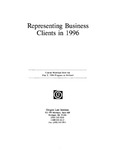 Representing Business Clients in 1996