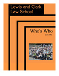 Who's Who 2011-12 by Lewis & Clark Law School